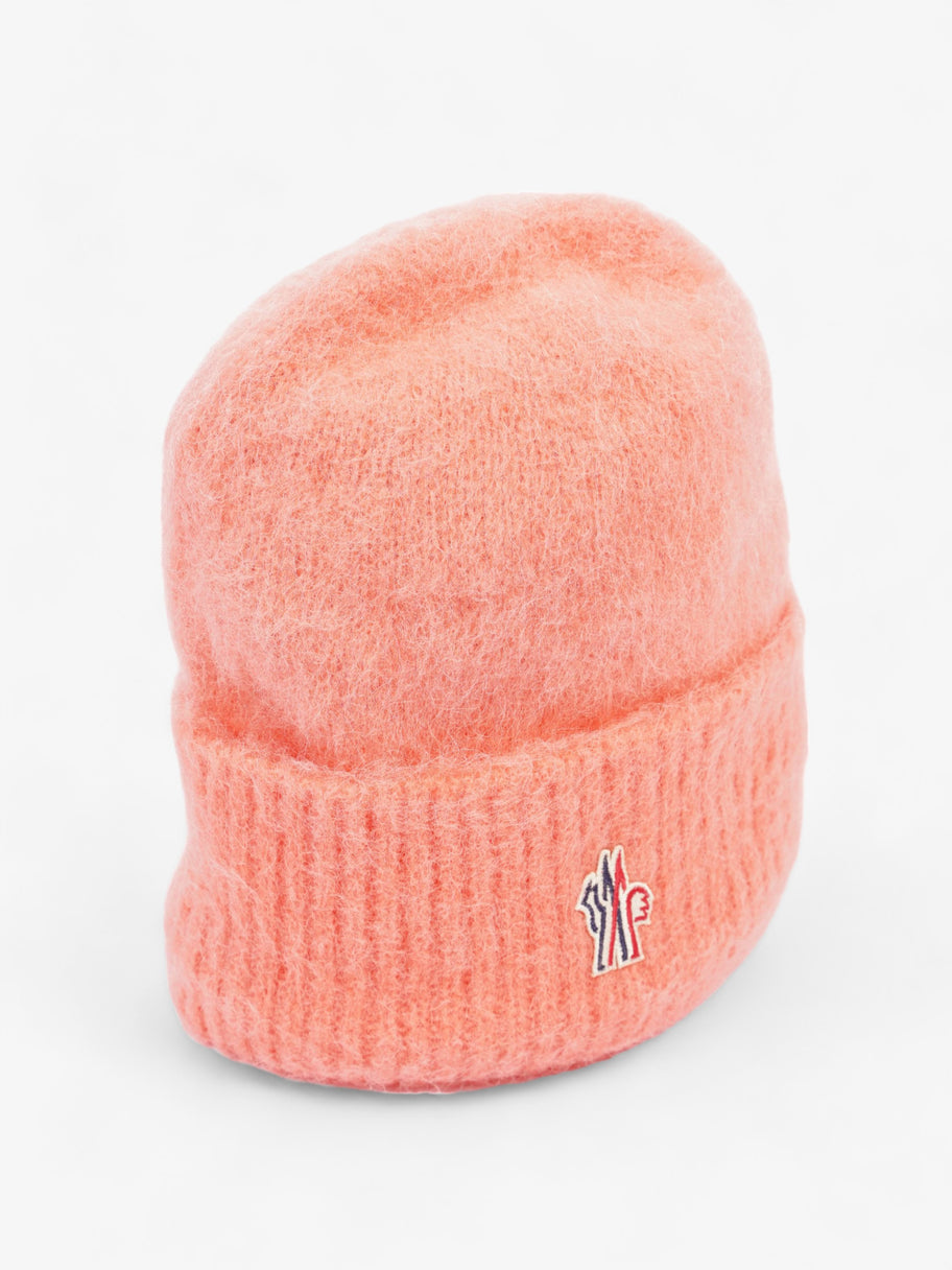 Moncler Apres Ski Berretto Tricot Coral Alpaca Wool Image 6