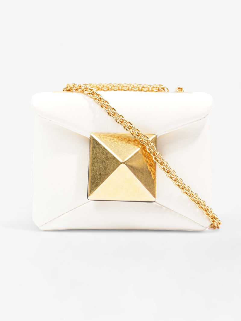  One Stud Mini Ivory Nappa Leather