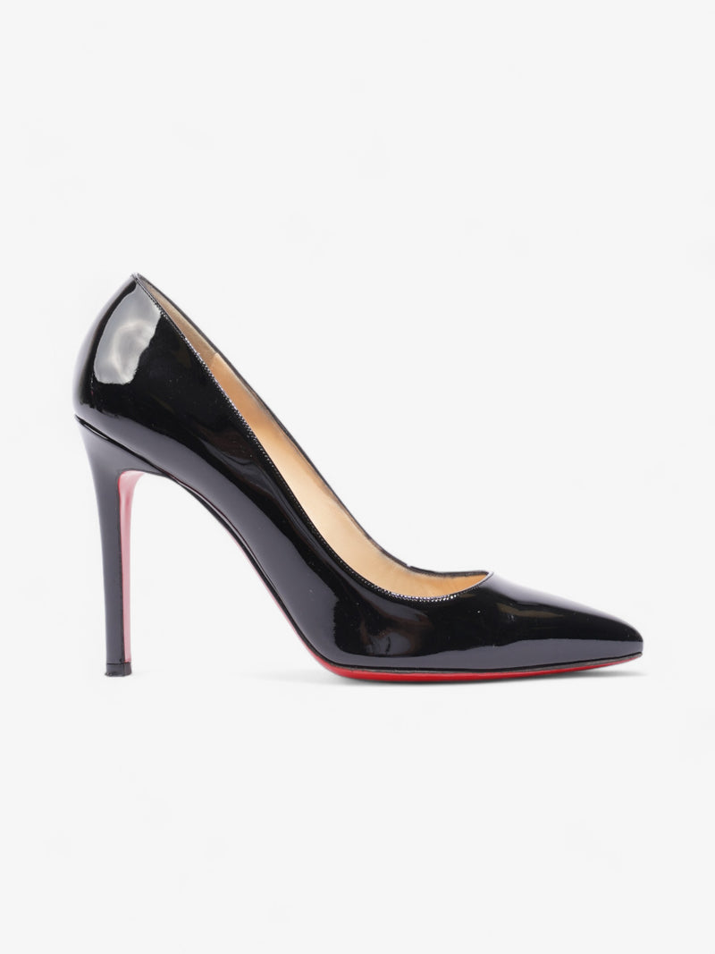  Christian Louboutin Pigalle 100mm Black Patent Leather EU 39.5 UK 6.5