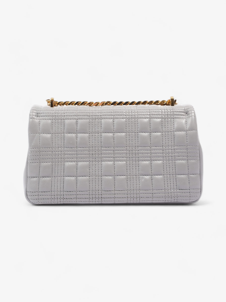 Burberry Lola Bag Grey Lambskin Leather Small Image 4