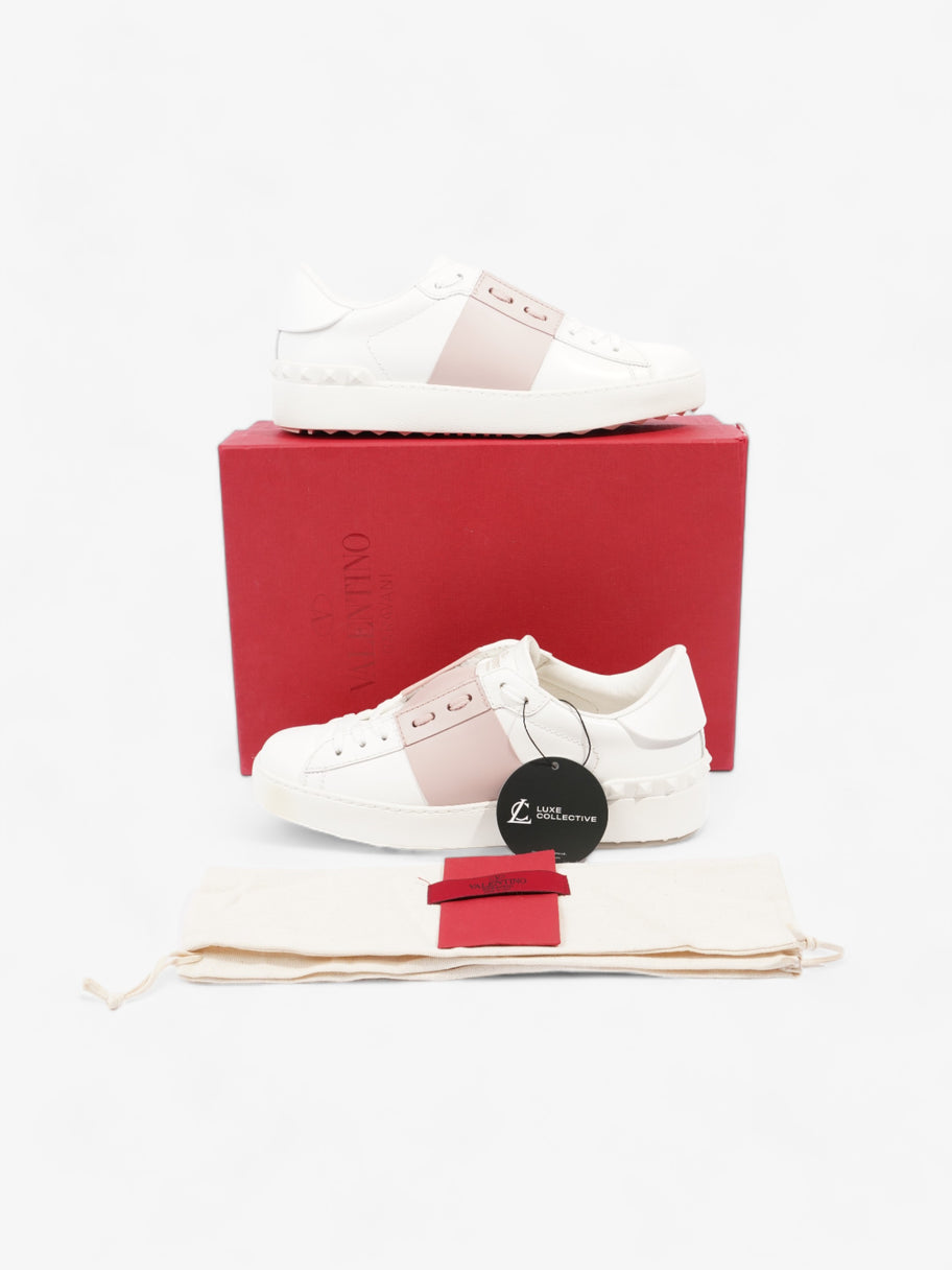 Valentino Open Sneakers  White / Pink Leather EU 37 UK 4 Image 10