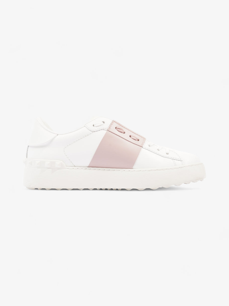 Valentino Open Sneakers  White / Pink Leather EU 37 UK 4 Image 4