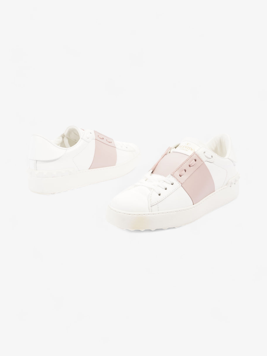 Valentino Open Sneakers  White / Pink Leather EU 37 UK 4 Image 9