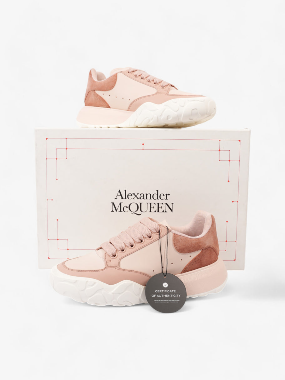 Alexander McQueen Court Sneakers Tea Rose Suede EU 37.5 UK 4.5 Image 10