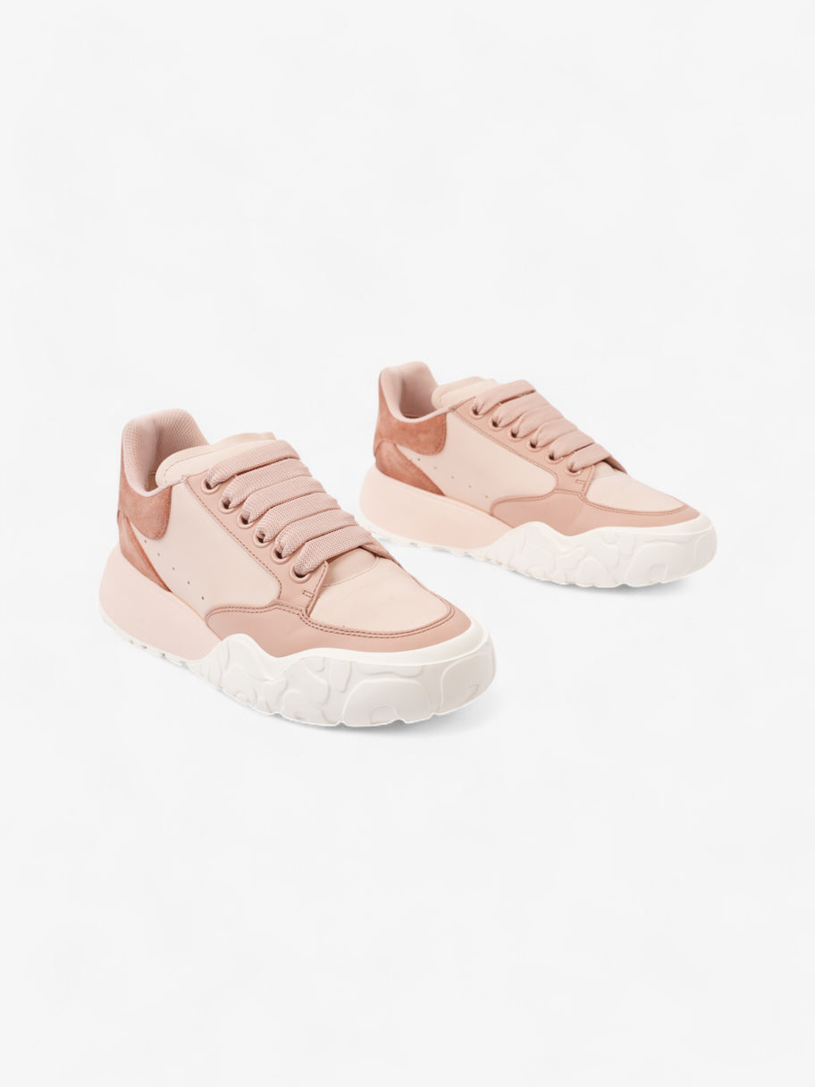 Alexander McQueen Court Sneakers Tea Rose Suede EU 37.5 UK 4.5 Image 2