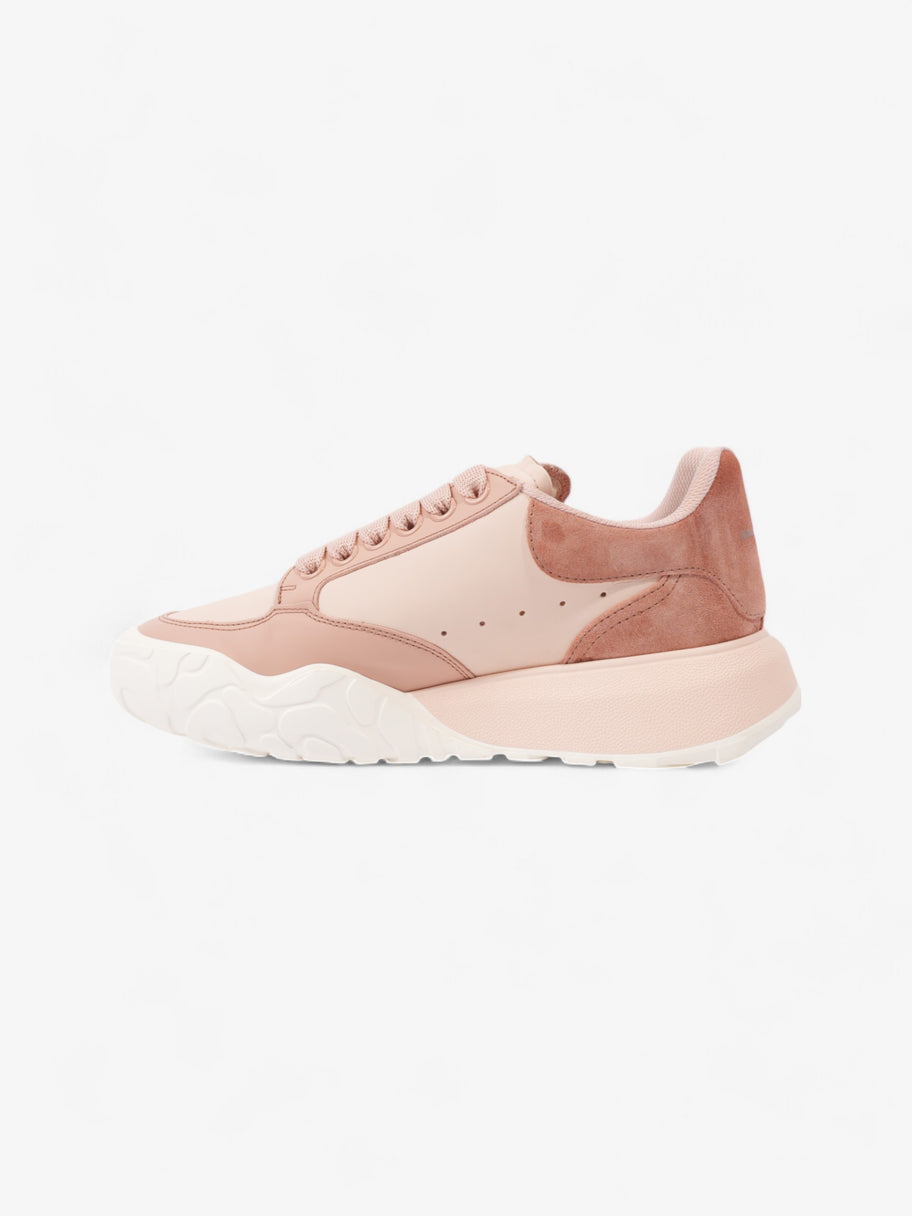 Alexander McQueen Court Sneakers Tea Rose Suede EU 37.5 UK 4.5 Image 3