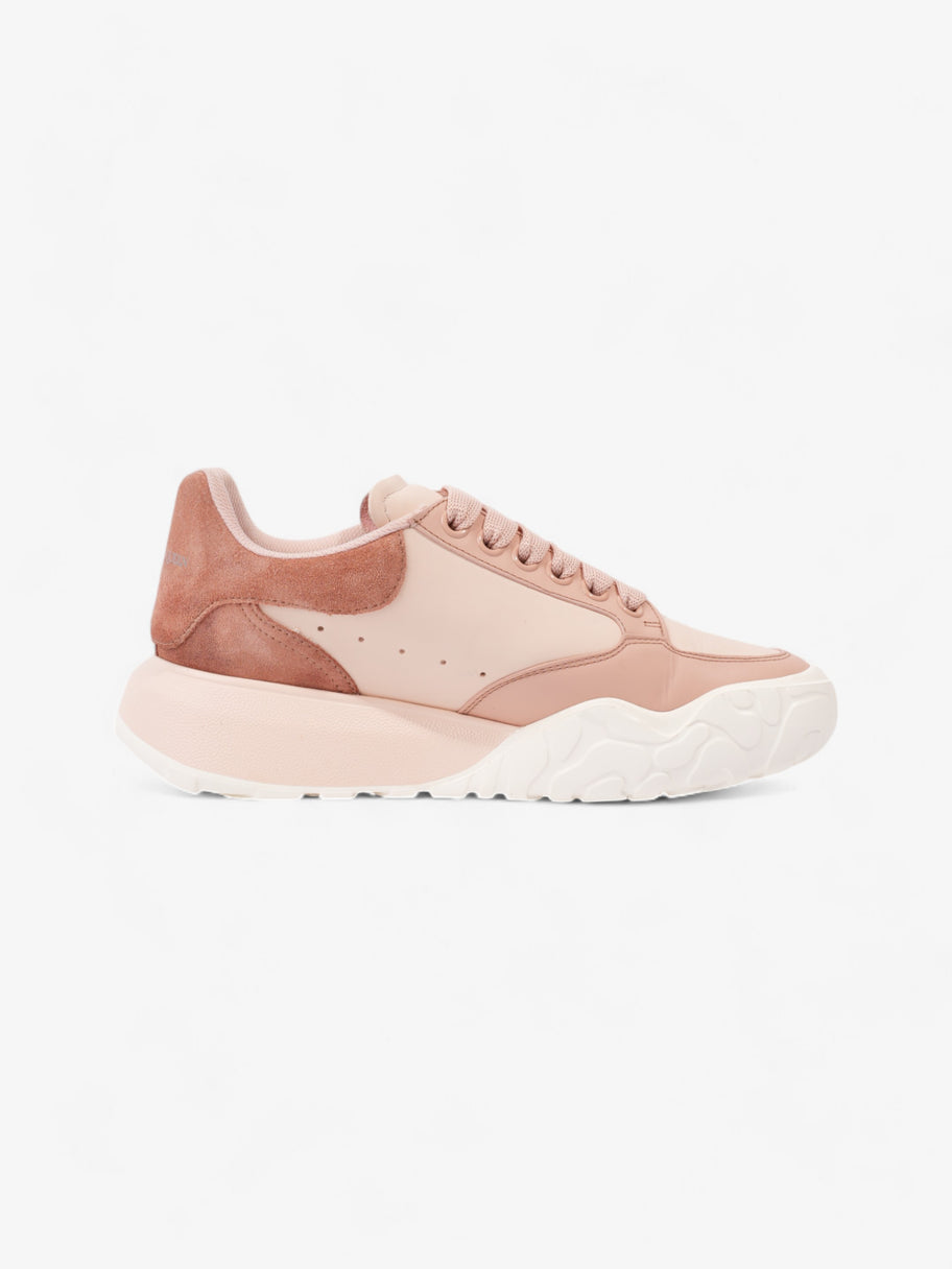 Alexander McQueen Court Sneakers Tea Rose Suede EU 37.5 UK 4.5 Image 4