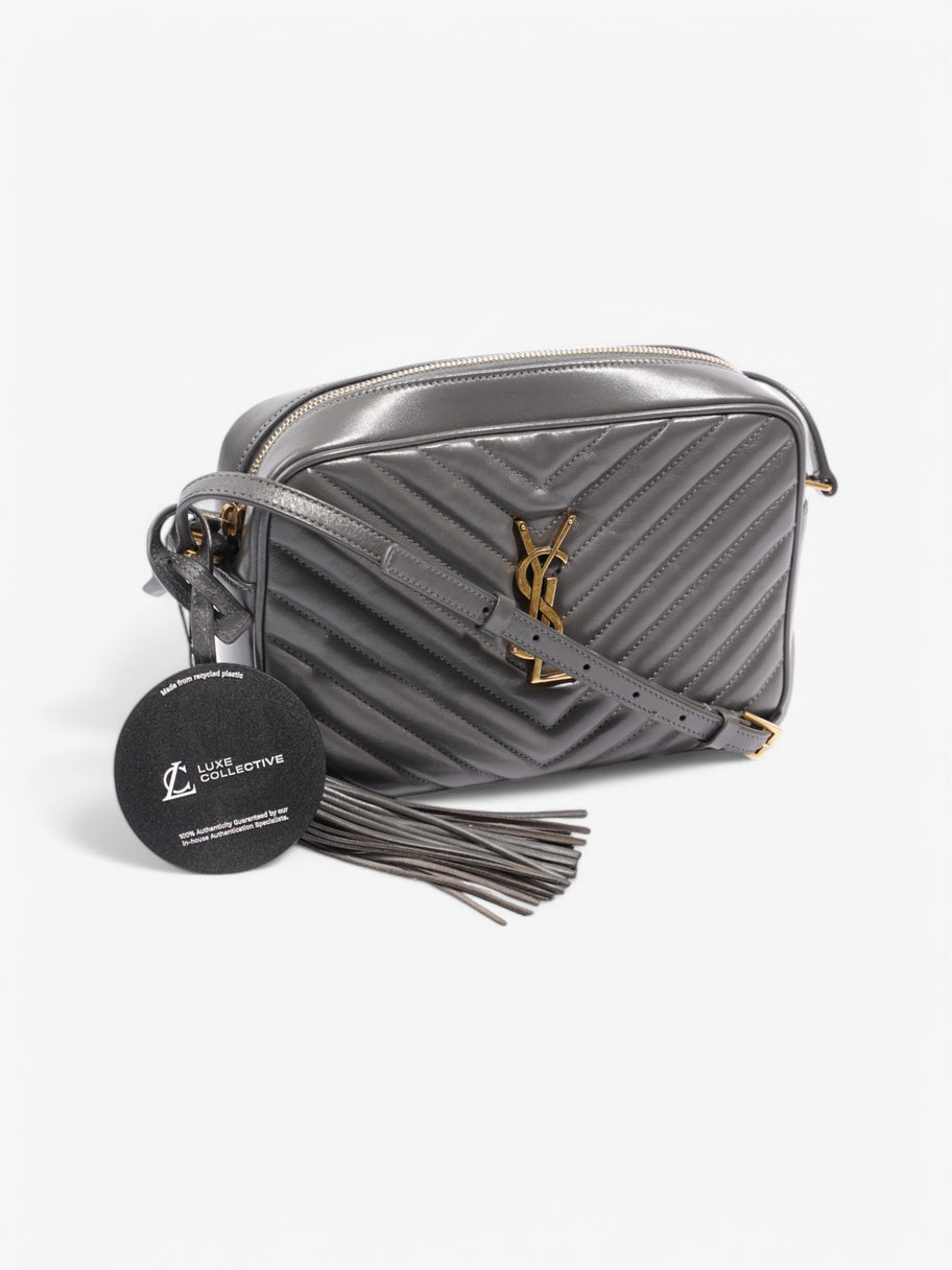 Saint Laurent Lou Camera Bag Grey Leather Image 9