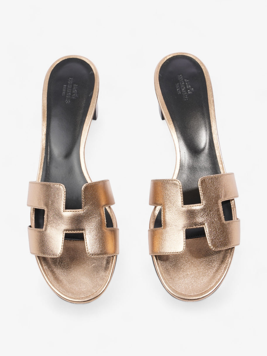 Hermes Oasis Sandal 40 Bronze Leather EU 40 UK 7 Image 8