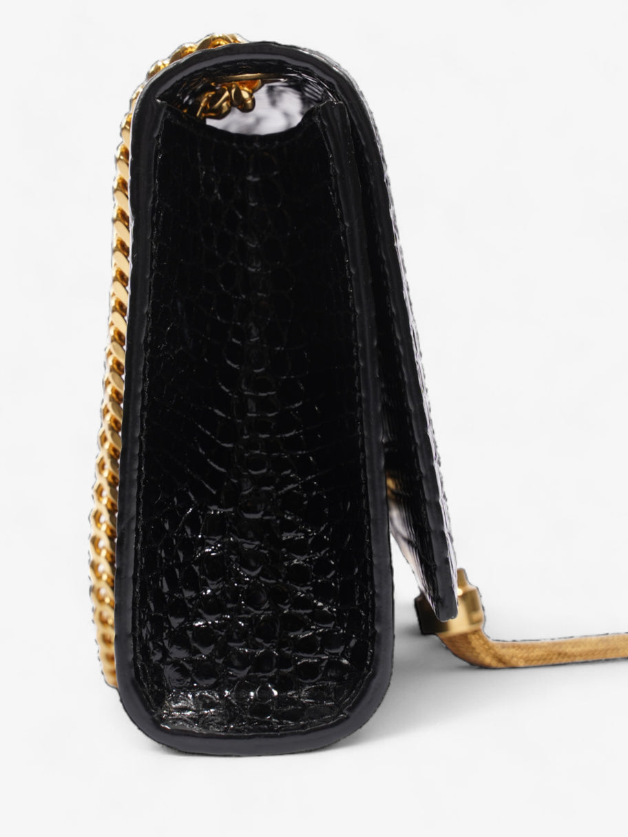 Saint Laurent Kate Tassle Bag Black Embossed Leather Small Image 5