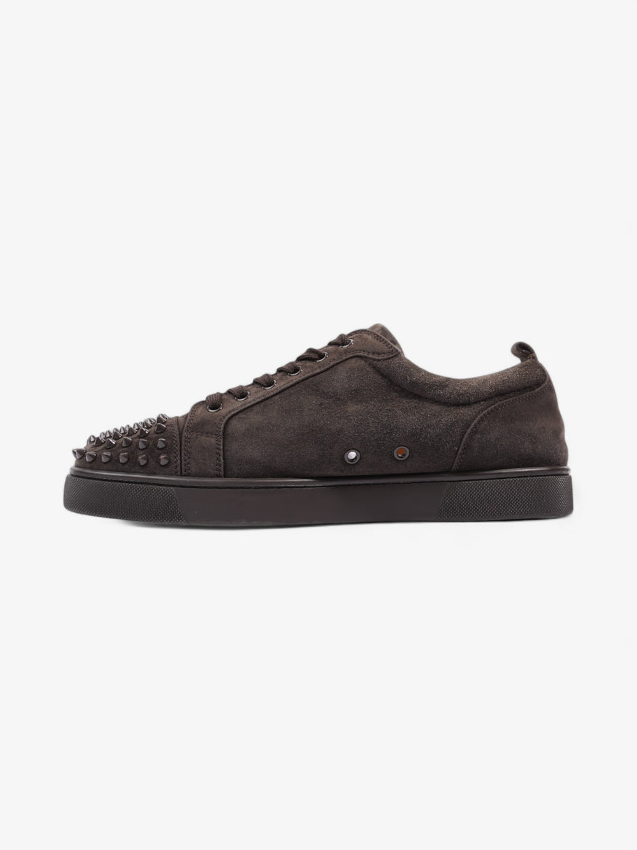 Christian Louboutin Louis Junior Spikes Brown Suede EU 43.5 UK 9.5 Image 3