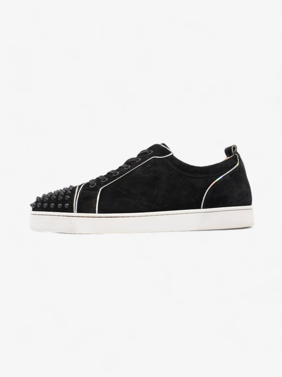 Christian Louboutin Louis Junior Spikes Sneakers Black / Iridescent Suede EU 45 UK 11 Image 5