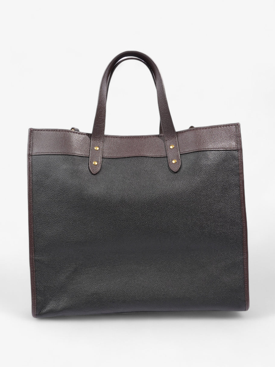 Coach Field Tote Black / Oxblood Leather 40 Image 4