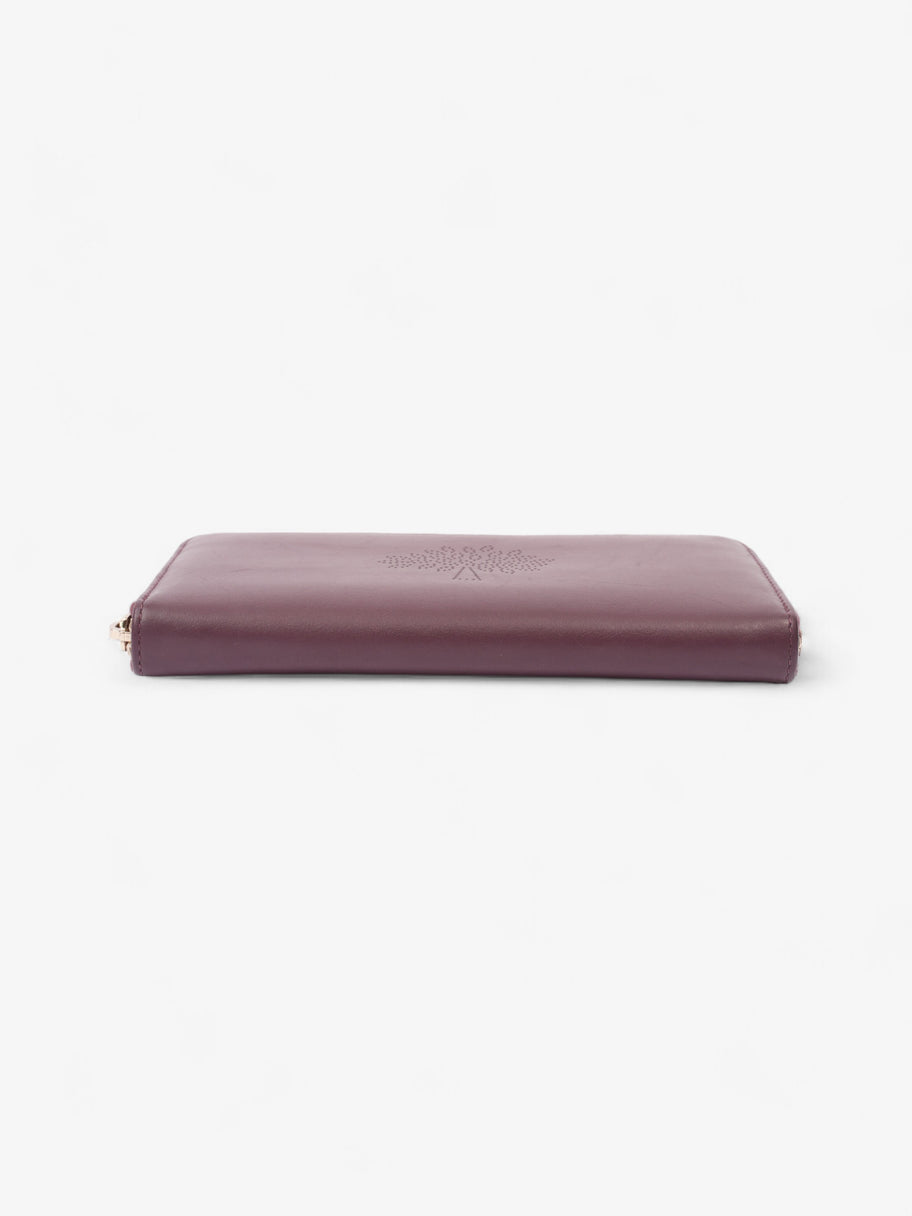 Mulberry Continental Wallet Burgundy Leather Image 5