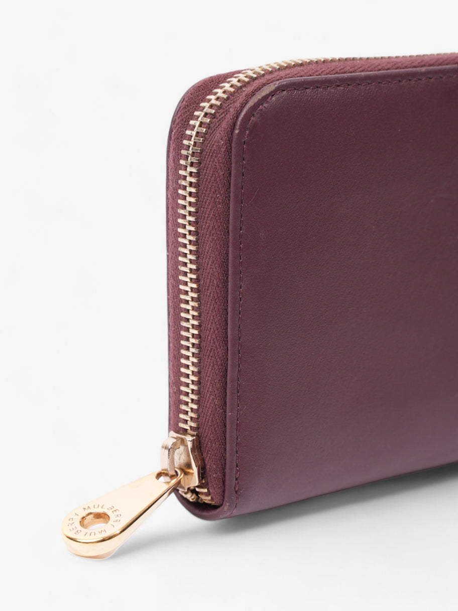 Mulberry Continental Wallet Burgundy Leather Image 7