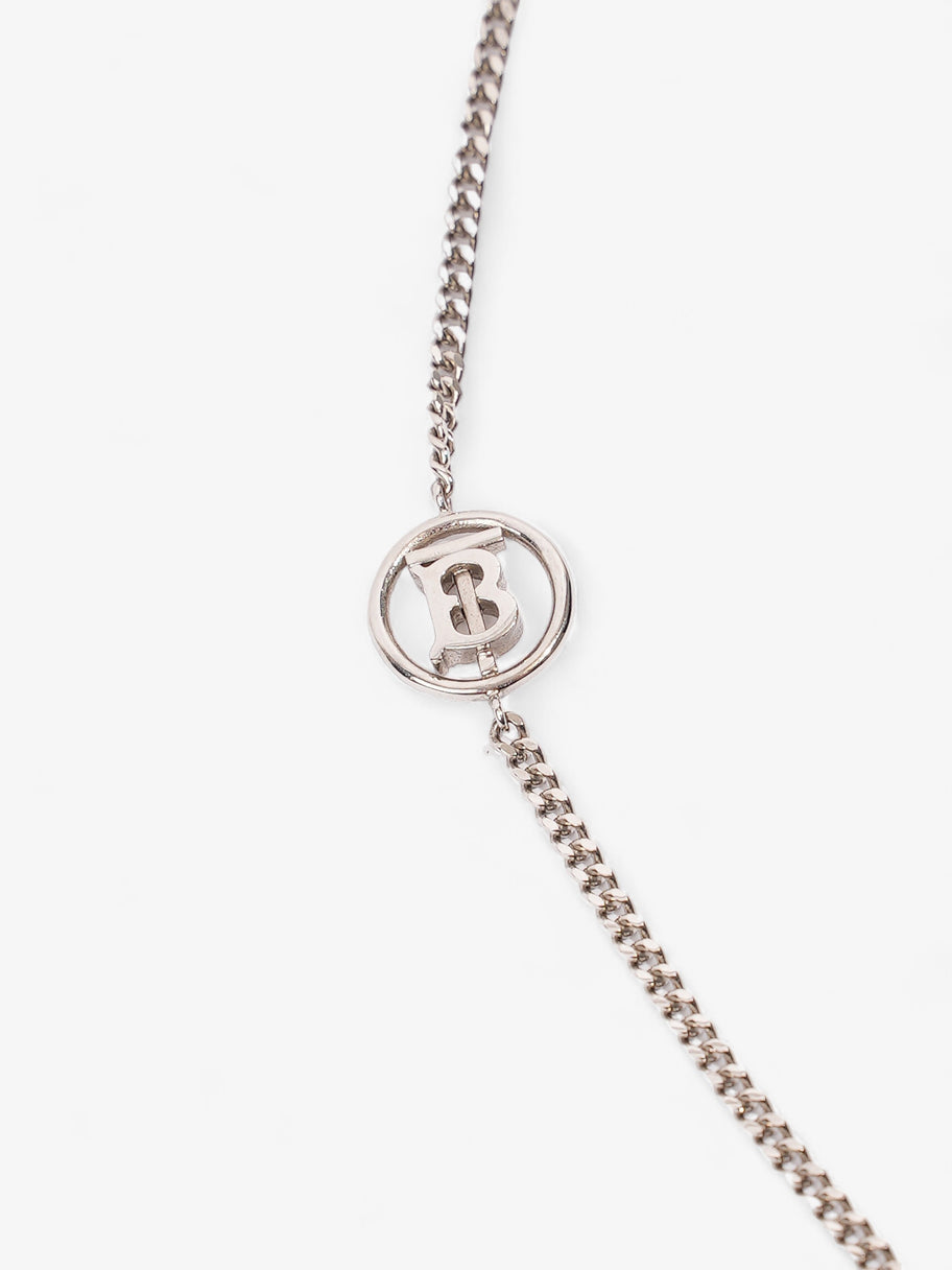 Burberry TB Chain Necklace Silver Base Metal Image 2