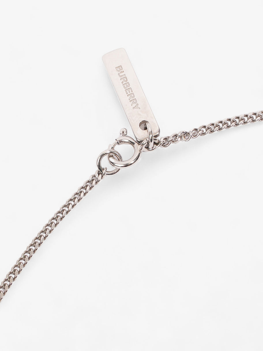 Burberry TB Chain Necklace Silver Base Metal Image 3