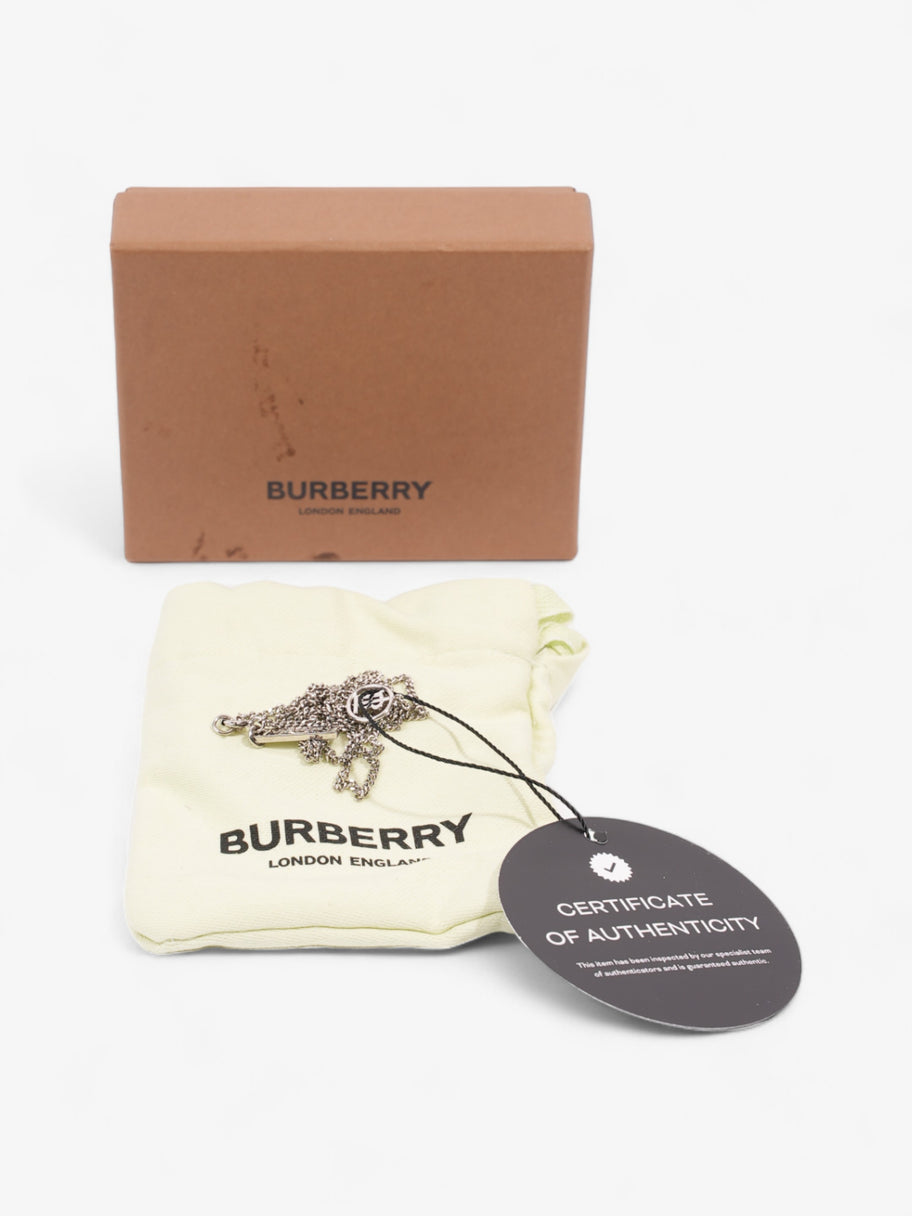 Burberry TB Chain Necklace Silver Base Metal Image 4