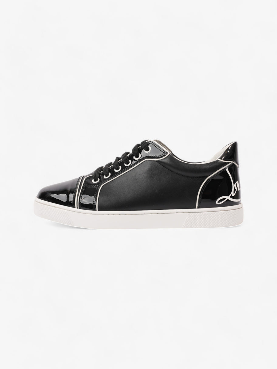 Christian Louboutin Fun Vieira Flat Black / White Patent Leather EU 40 UK 7 Image 5