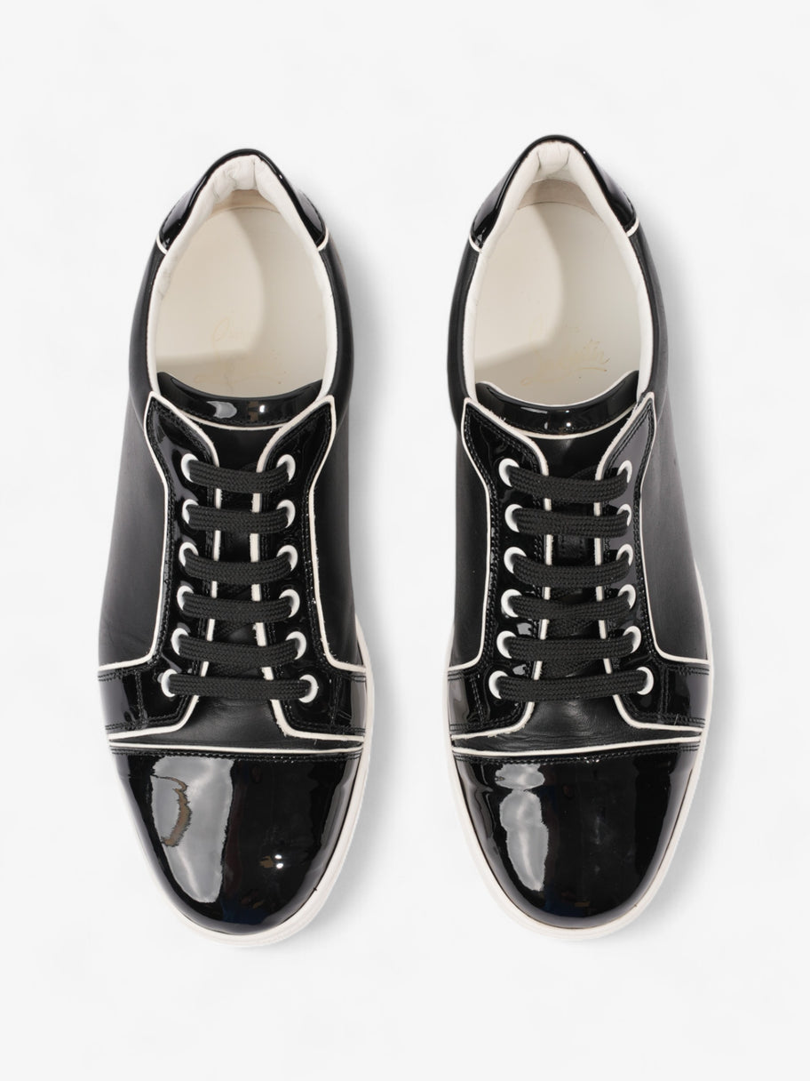 Christian Louboutin Fun Vieira Flat Black / White Patent Leather EU 40 UK 7 Image 8