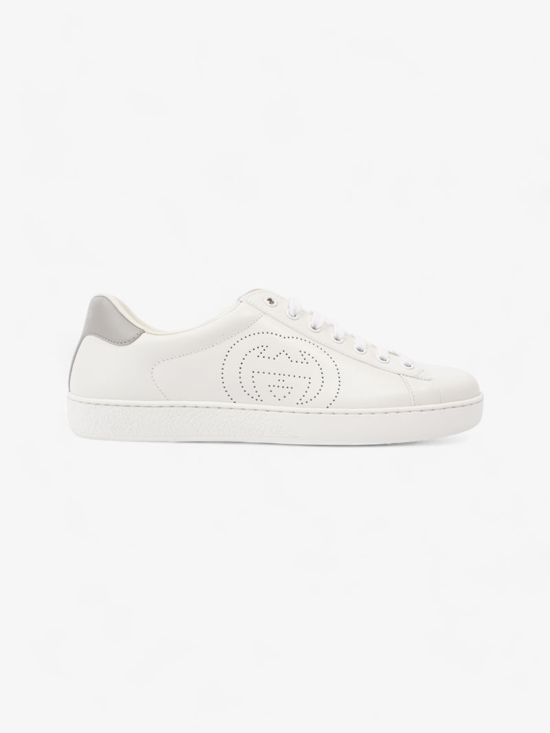  Gucci Ace Sneakers White / Grey Leather EU 41 UK 7