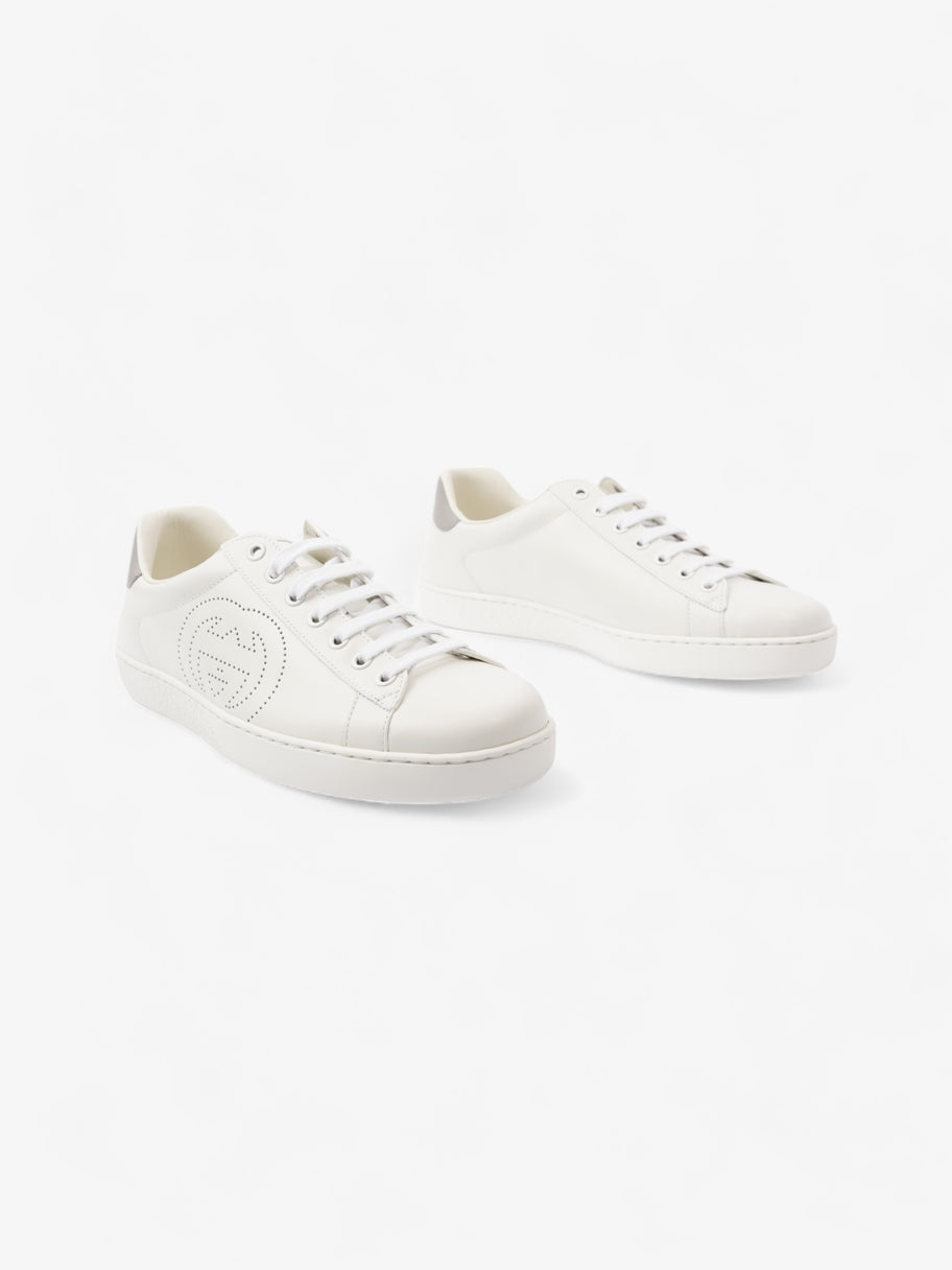 Gucci Ace Sneakers White / Grey Leather EU 41 UK 7 Image 2