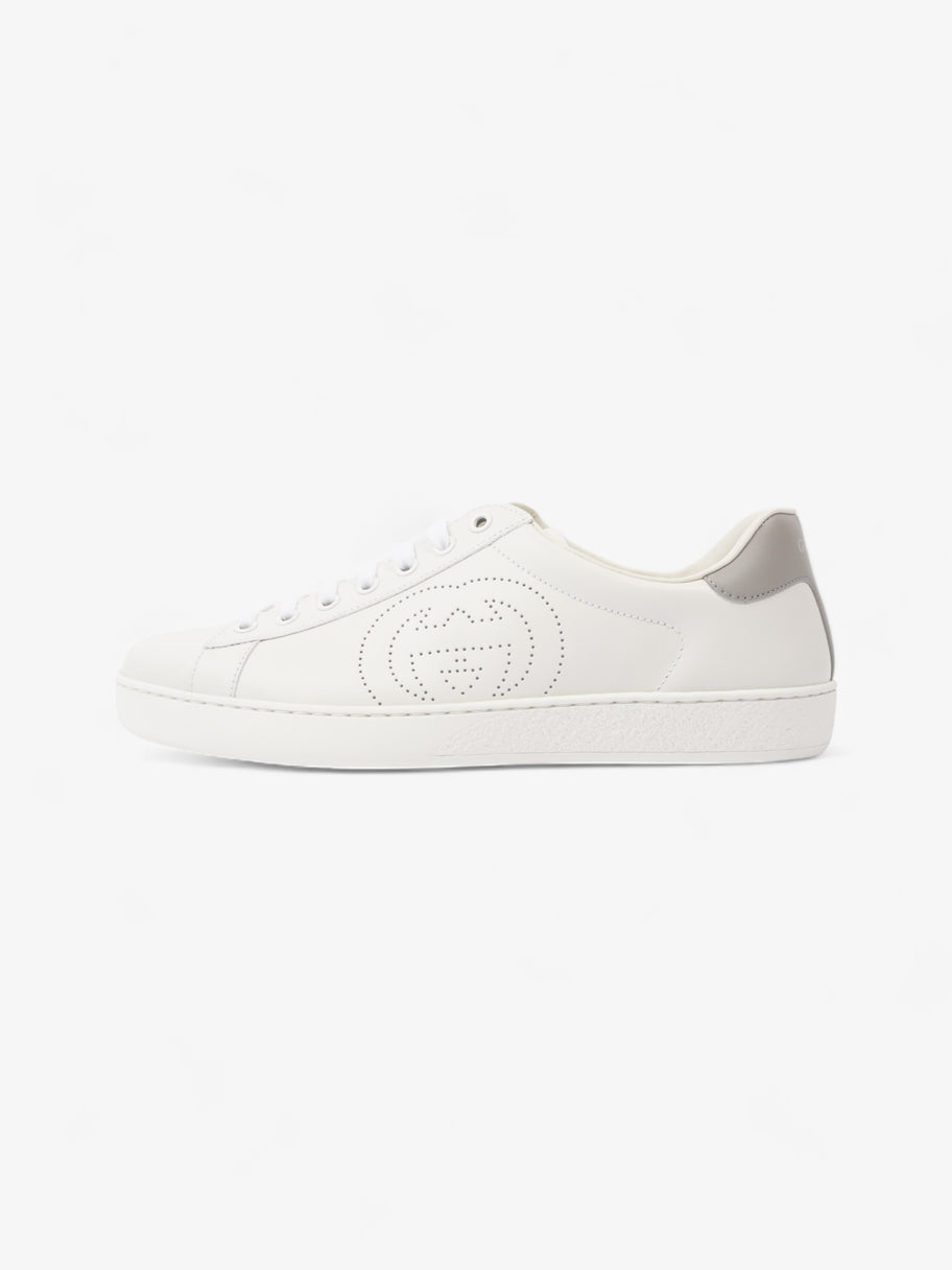 Gucci Ace Sneakers White / Grey Leather EU 41 UK 7 Image 5