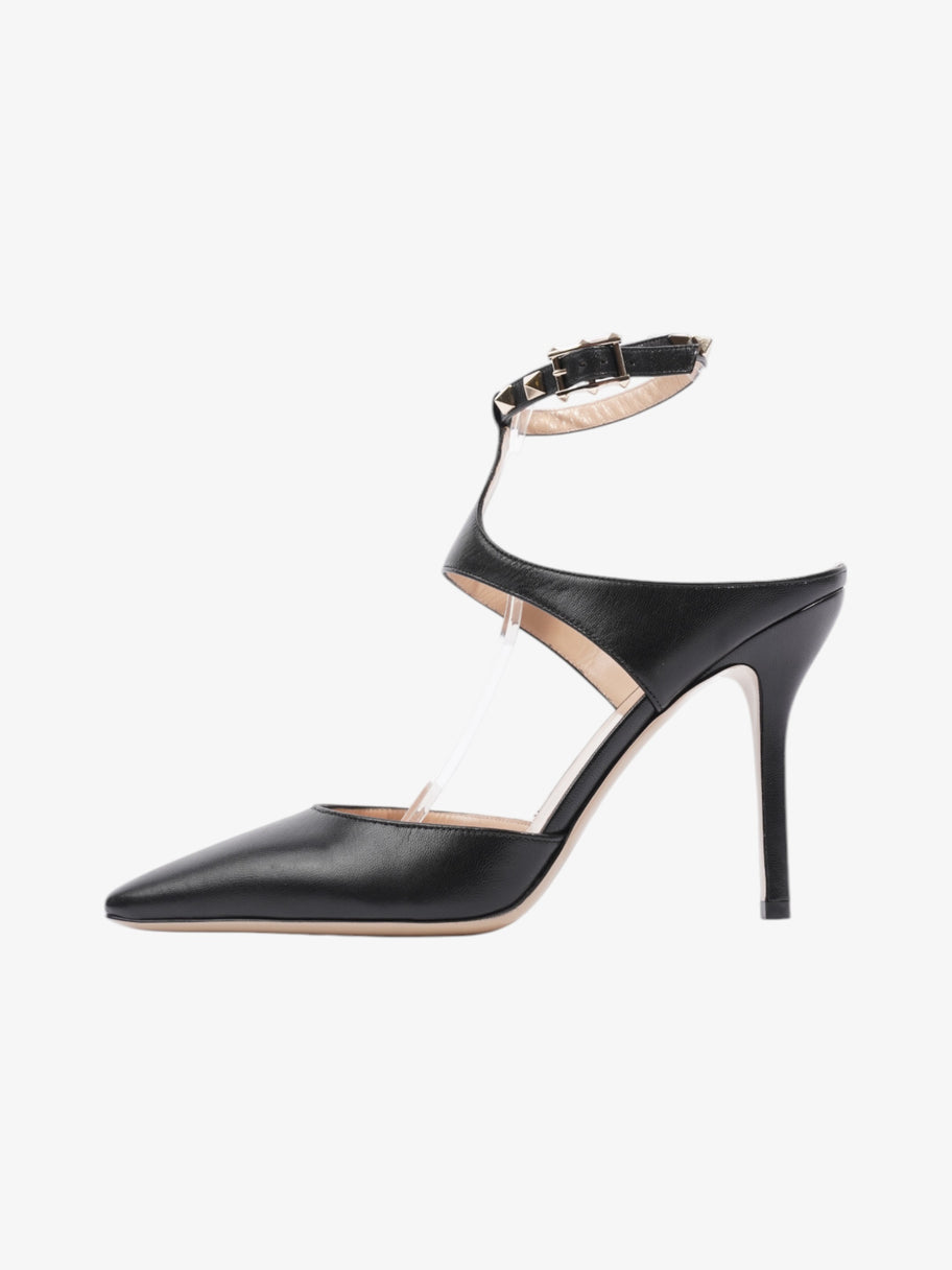 Valentino Rockstud Heels 100 Black Leather EU 39 UK 6 Image 5