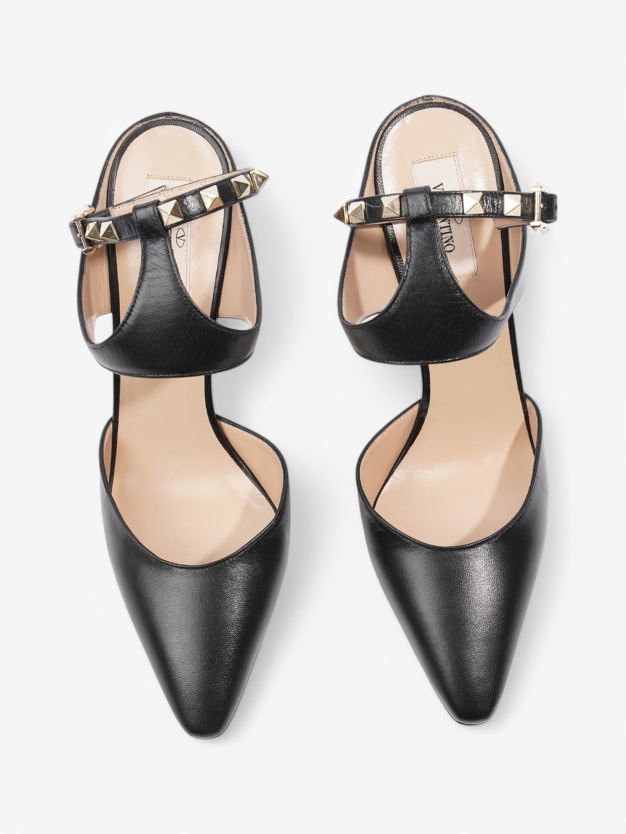 Valentino Rockstud Heels 100 Black Leather EU 39 UK 6 Image 8