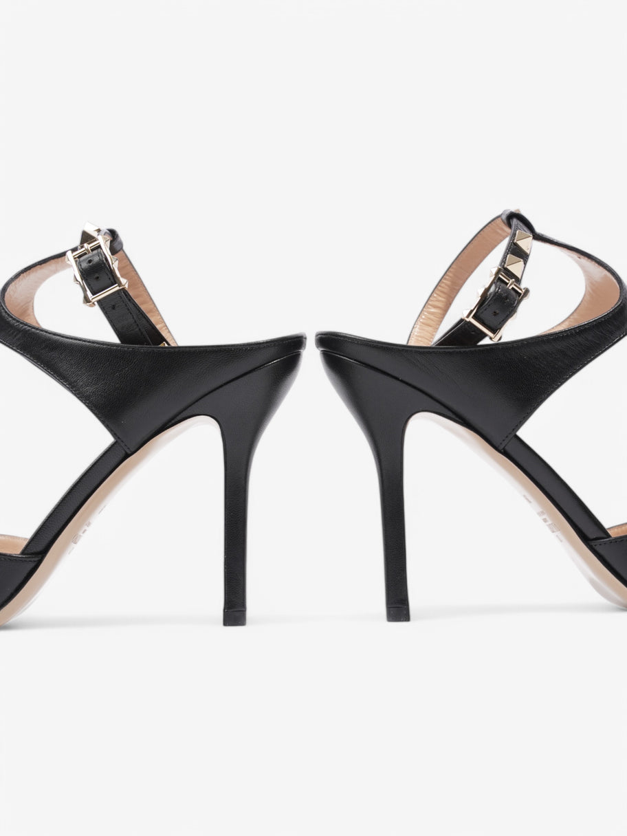 Valentino Rockstud Heels 100 Black Leather EU 39 UK 6 Image 9