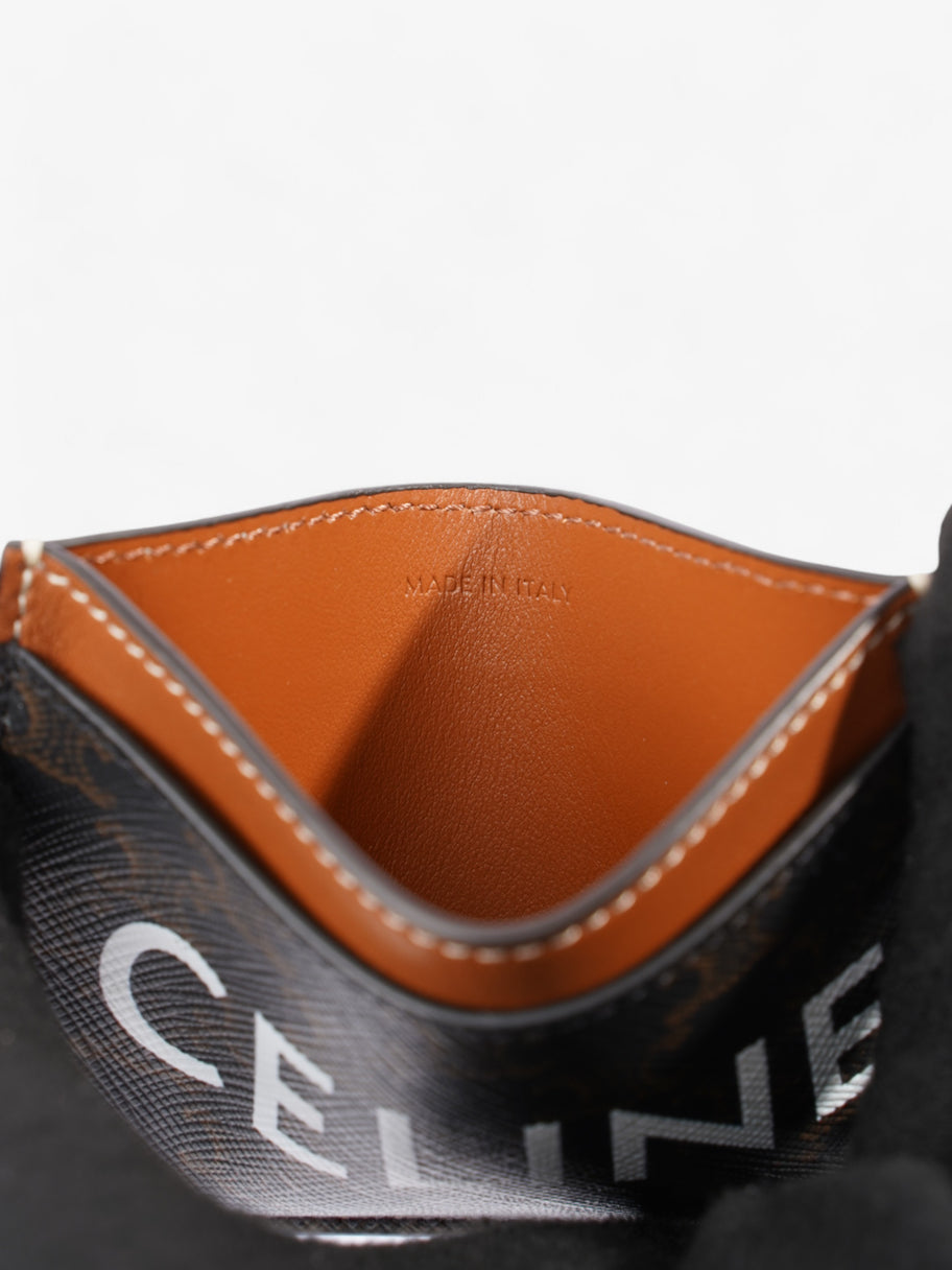 Celine Card Holder Triomphe / Brown Canvas Image 4