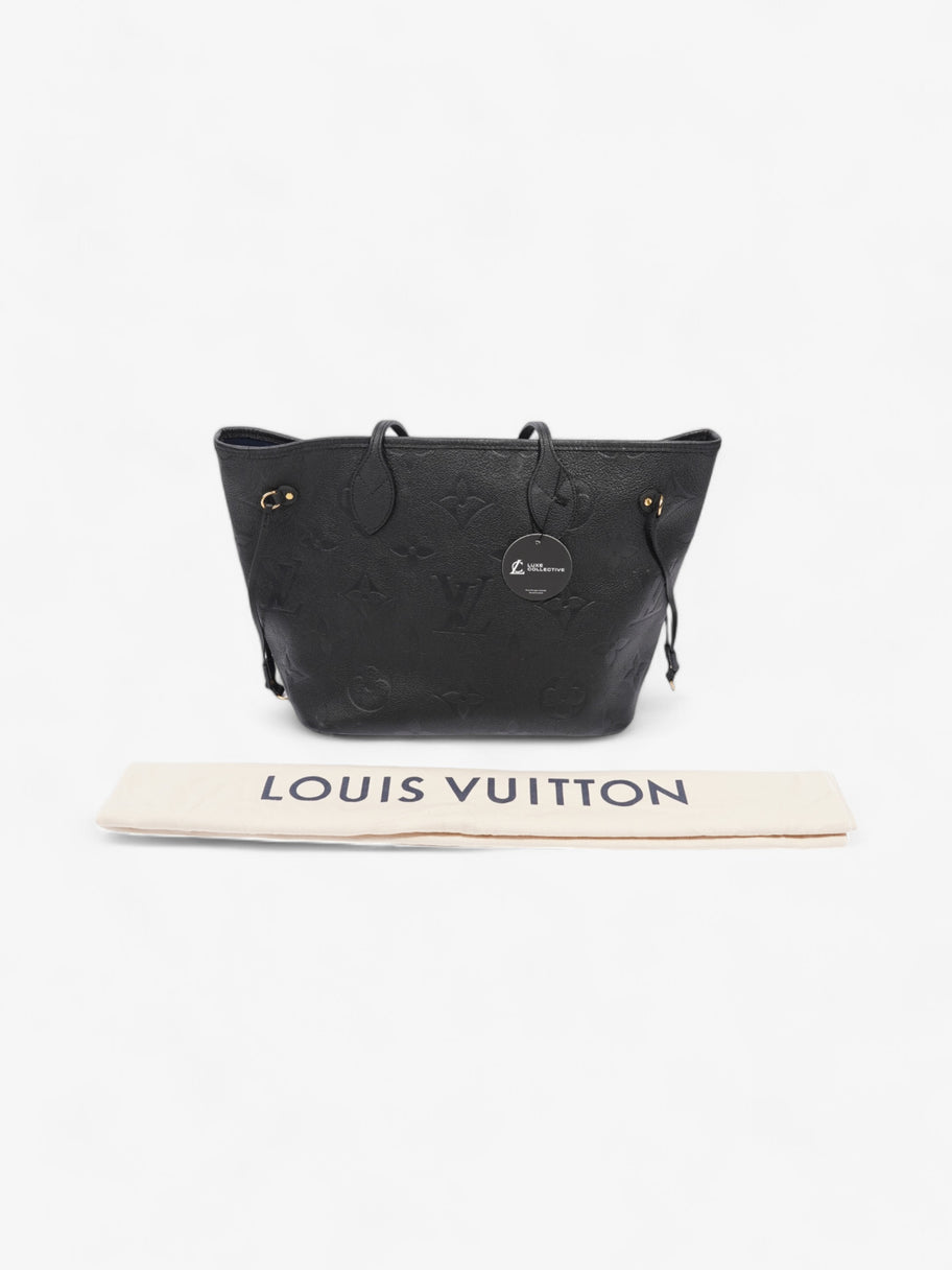 Louis Vuitton Neverfull Black Empreinte Leather MM Image 12