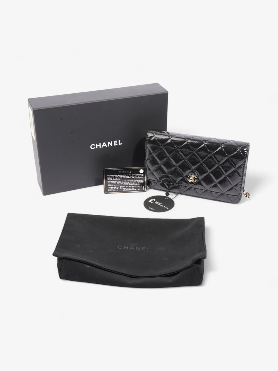 Chanel O Mini Bag Black Lambskin Leather Image 9