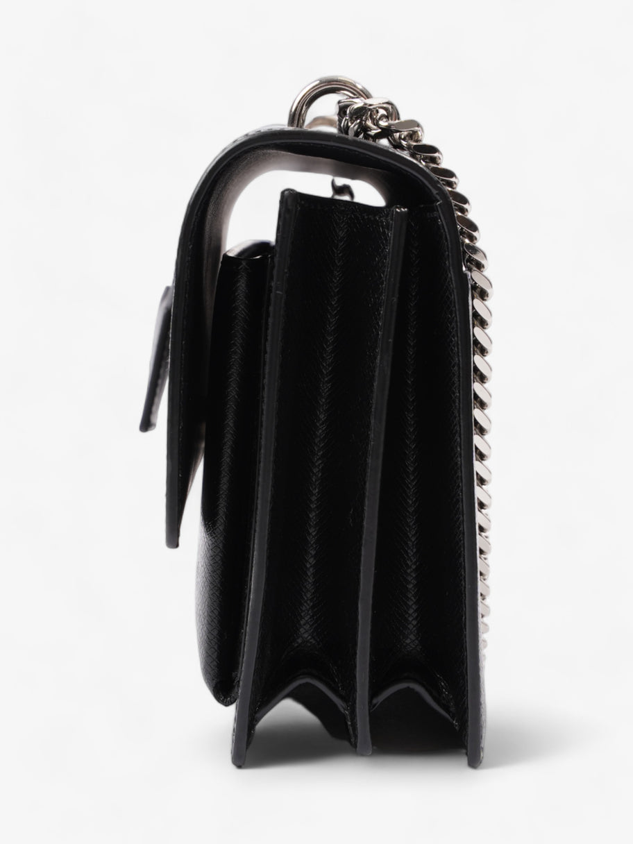 Saint Laurent Sunset Medium Black Leather Image 3