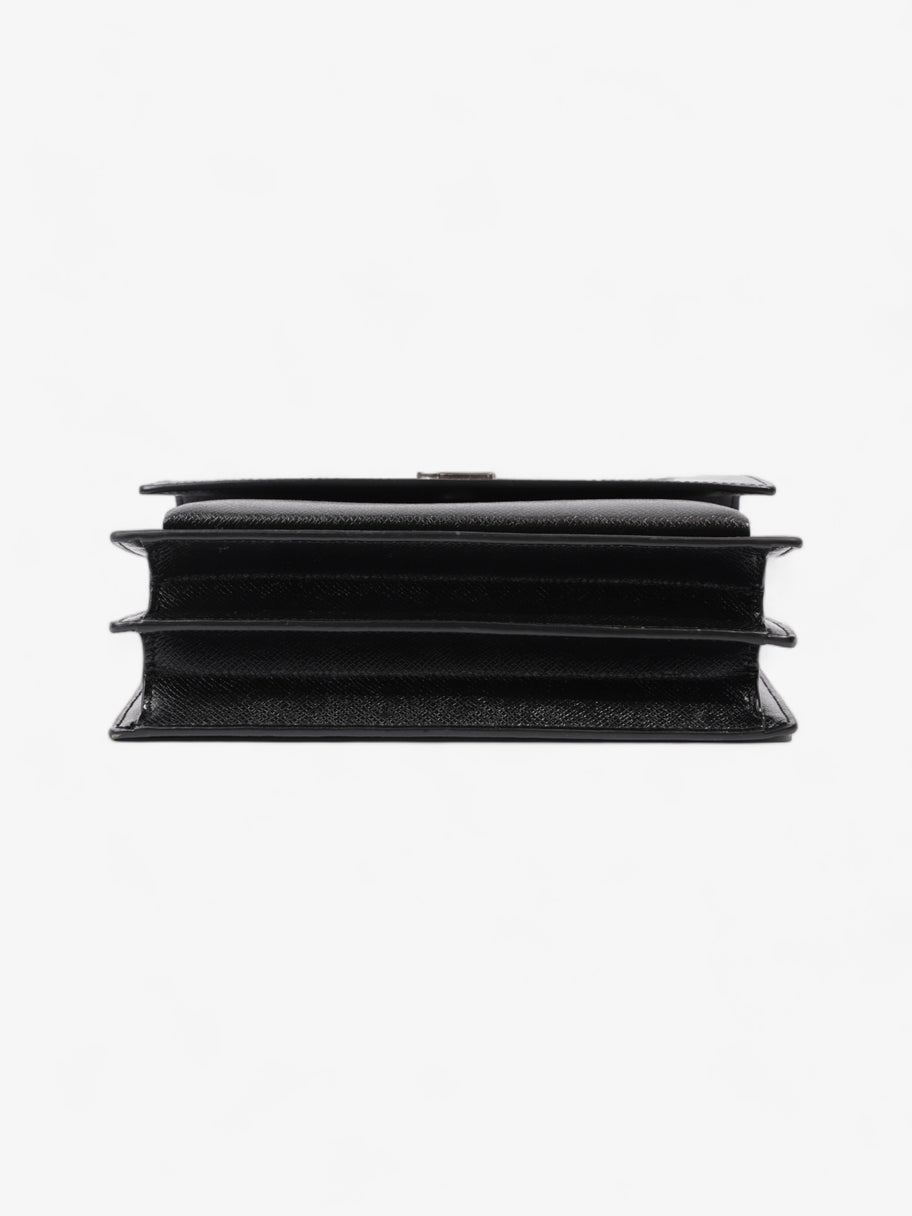 Saint Laurent Sunset Medium Black Leather Image 6