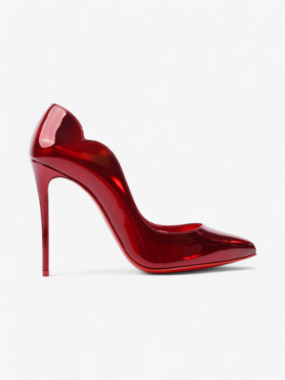 Christian Louboutin Hot Chick Heels 100 Metallic Red Patent Leather EU 39 UK 6 Image 1