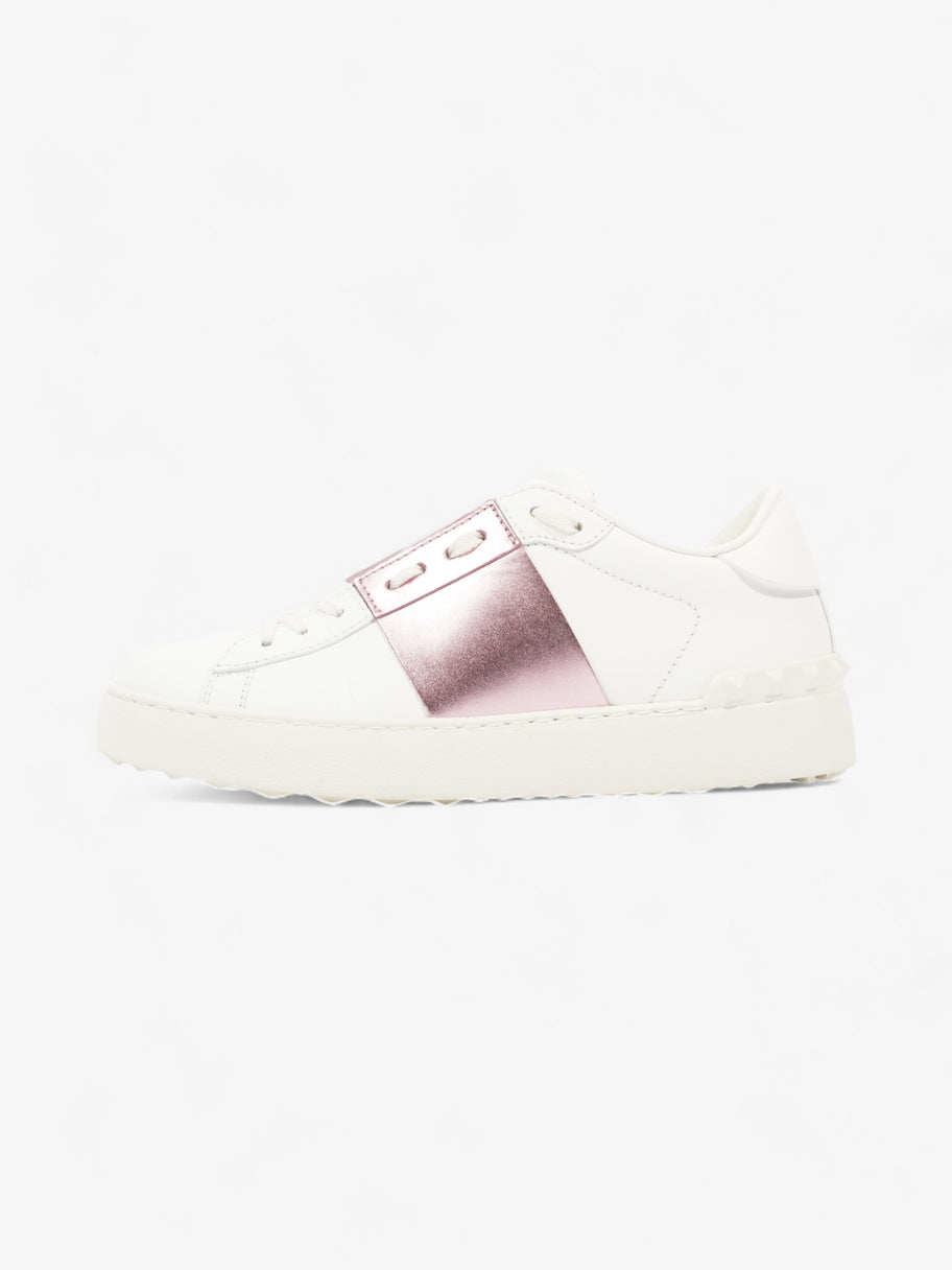 Open Sneakers White / Pink Leather EU 37.5 UK 4.5 Image 5