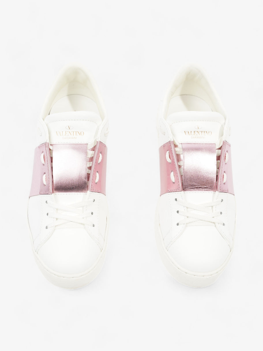 Open Sneakers White / Pink Leather EU 37.5 UK 4.5 Image 8