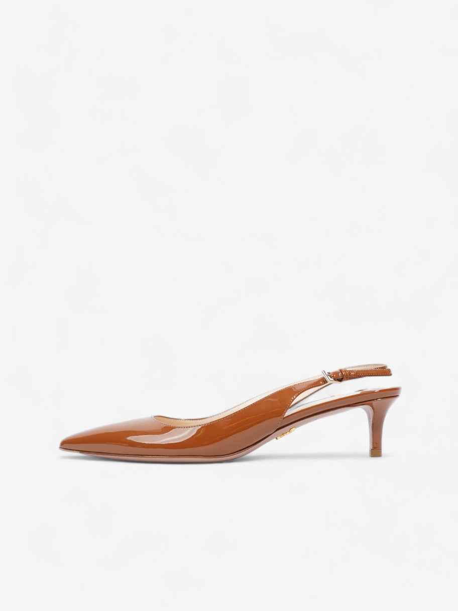 Slingback Pump 45 Brown Patent Leather EU 39 UK 6 Image 5