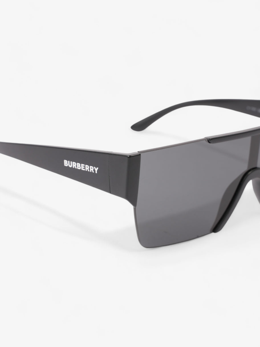 Burberry Shield-Frame Sunglasses Black Acetate 140mm Image 5