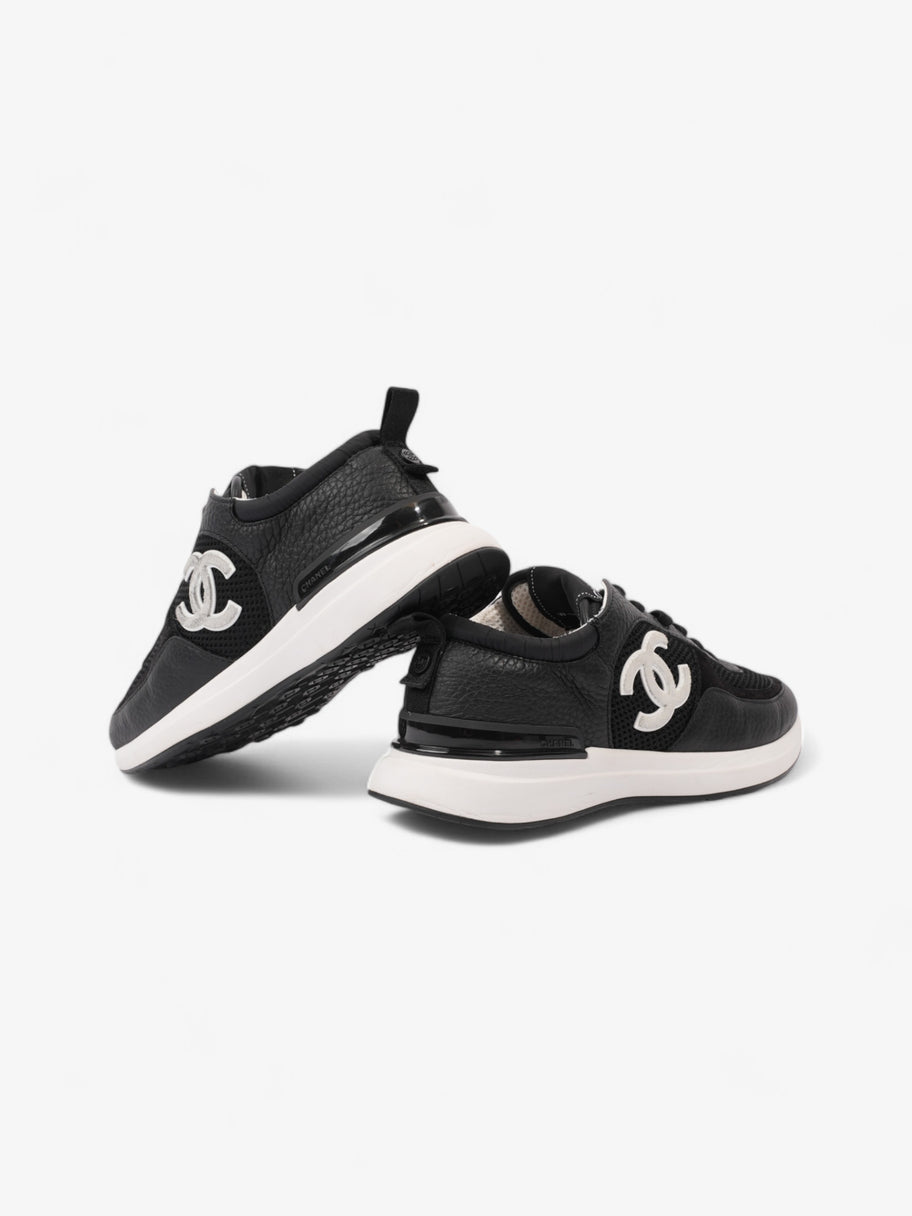 Chanel CC Sneakers Black / White Mesh EU 37.5 UK 4.5 Image 9