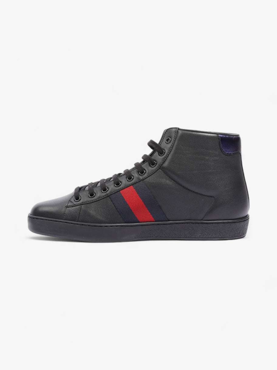 Gucci Bee Ace High-Top Black / Gold Leather EU 45 UK 11 Image 3