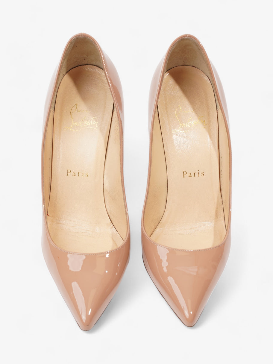 Christian Louboutin Pigalle Heels 100 Nude Patent Leather EU 37 UK 4 Image 7