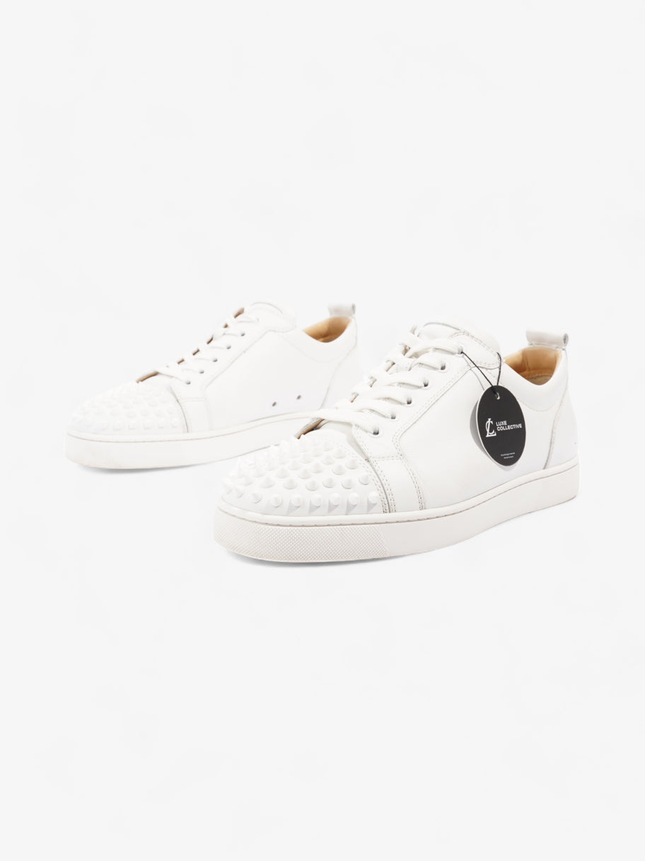 Christian Louboutin Louis Junior Spikes White Leather EU 42.5 UK 8.5 Image 10