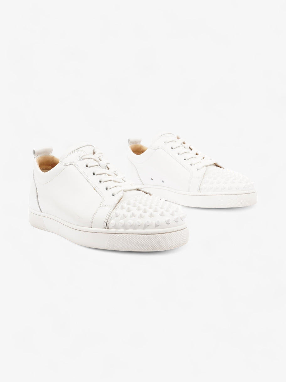 Christian Louboutin Louis Junior Spikes White Leather EU 42.5 UK 8.5 Image 2