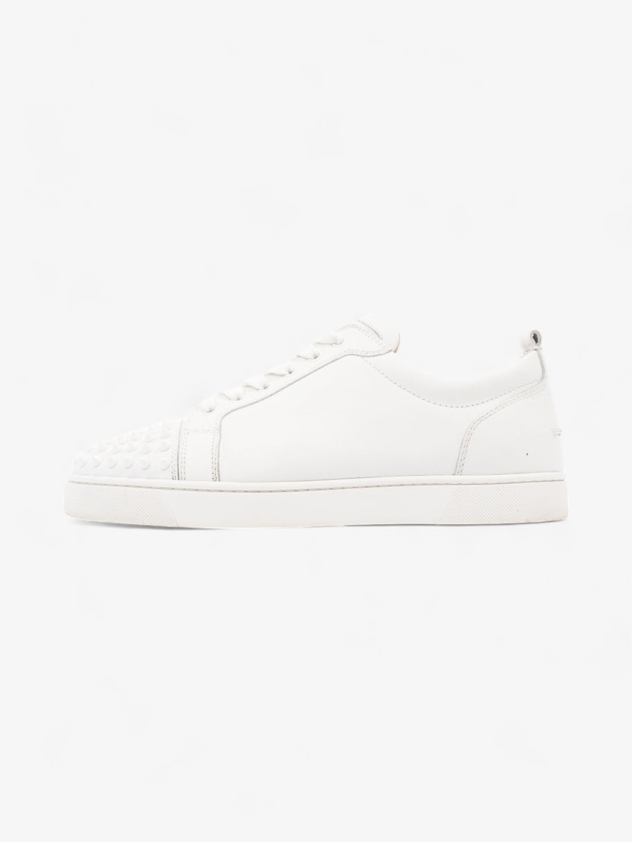 Christian Louboutin Louis Junior Spikes White Leather EU 42.5 UK 8.5 Image 5