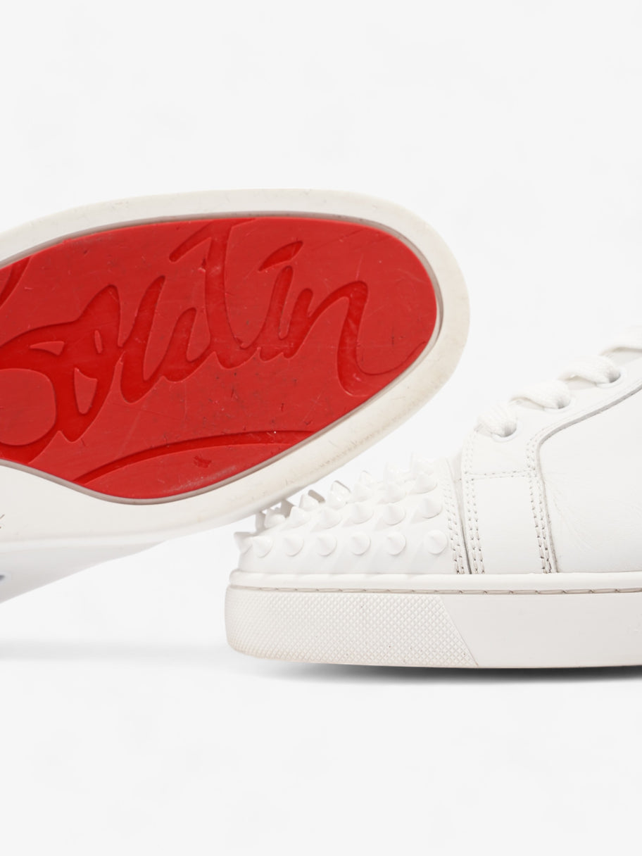 Christian Louboutin Louis Junior Spikes White Leather EU 42.5 UK 8.5 Image 9