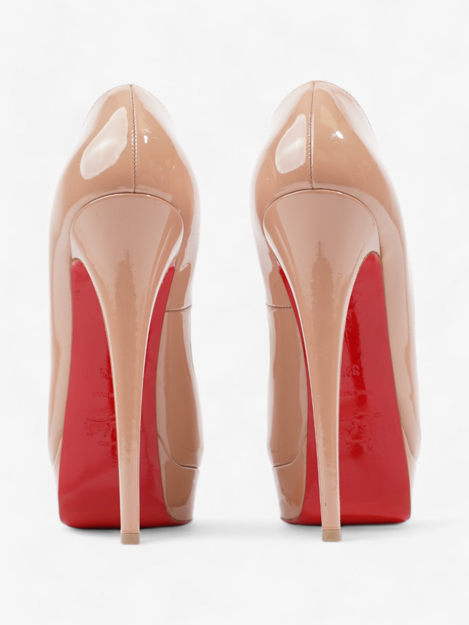 Christian Louboutin Lady Peep 150 Nude Patent Leather EU 39.5 UK 6.5 Image 6