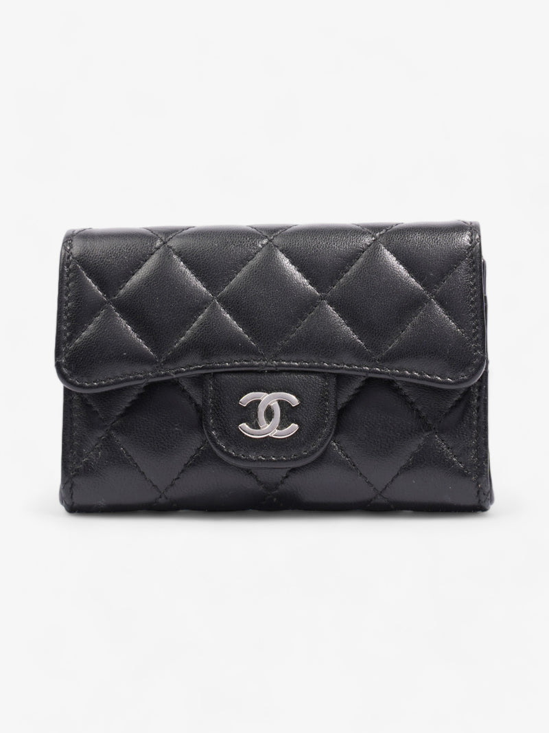  Chanel Classical Card Holder Black Lambskin Leather