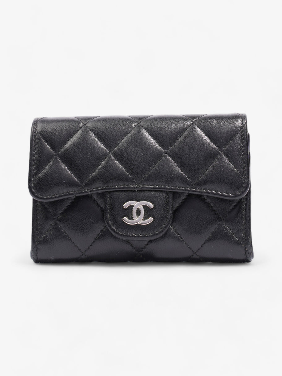 Chanel Classical Card Holder Black Lambskin Leather Image 1